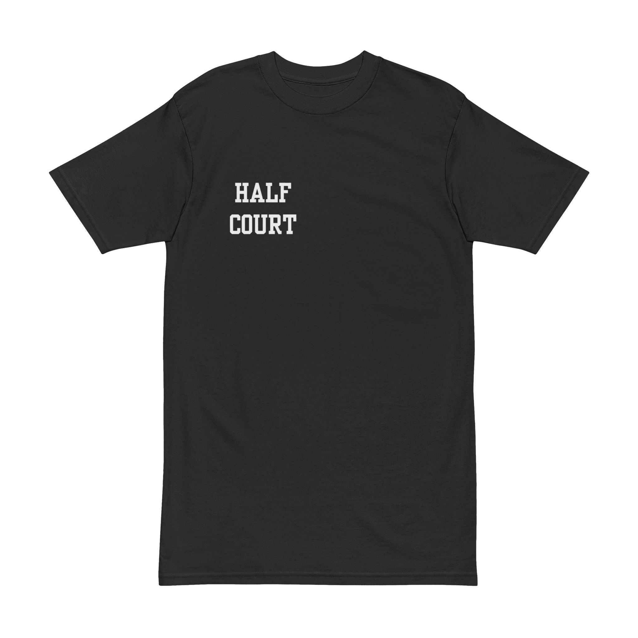 HALFCOURT Classic Basketball Tee Black